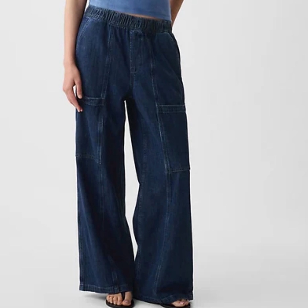 GAP High Rise Utility Easy Jeans